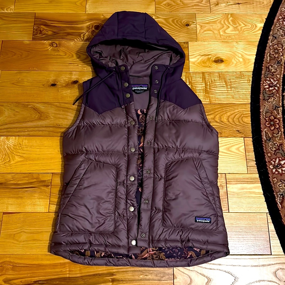 Patagonia Women’s Bivy Puffer Vest, Purple, Medium
